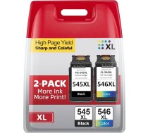 Ieliktņu kasetnes 545 546 XL, PG-545XL CL-546XL saderīgas ar Canon printeru kasetnēm 545 546 XL Multipack priekš Pixma TS3400 TS3100 TS3150 TS3151 TS3300 TS3350 TS3350 TS3450 TS3355 TS3355 TR4551 MG250 MG20 MG2550s