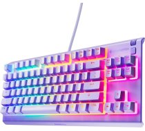 SteelSeries Apex 3 TKL Lavender RGB spēļu tastatūra - kompakta bez taustiņiem - 8 zonu RGB apgaismojums - ūdens un putekļu izturība - klusināti spēļu slēdži - ASV izkārtojums QWERTY