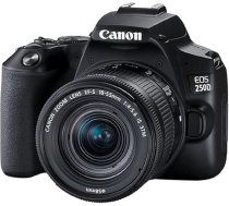 Canon EOS 250D korpuss - melns + EF-S 18-55 mm f4-5.6 is STM