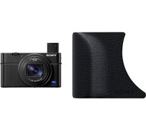 Sony RX100 VII kompaktā augstākās klases kamera ar 4K video, 24-200 mm F2.8-4.5 Zeiss tālummaiņas objektīvu, 1 collas sensoru, autofokusu ar acu izsekošanu, 4K filmu uzņemšanu un noliektu displeju + Sony AG-R2 rokturis