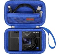 Elonbo Blue Camera Case Bag for Sony ZV-1 ZV-1F ZV-1 II RX100 VII RX100 VII RX100 VI RX100 V RX100 IV RX100 III Compact Digital Camera Sony Vlogging Camera Travel Bag