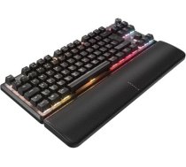 Corsair K70 PRO TKL RGB bez taustiņu mehāniskā vadu spēļu tastatūra - iepriekš ieeļļoti Hall Effect MGX Hyperdrive regulējami slēdži, vienlaicīgs SOCD un Rapid Trigger, 8000Hz Polling, QWERTY UK
