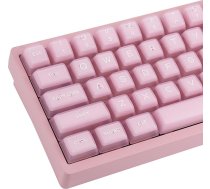 Pink Jade Keycaps 142 taustiņi PBT Double Shot Keycaps, SA Profile Translucent Shine Through Keycap Custom Keycap Set for Cherry Mx Switches ISO ANSI Layout Mechanical Keyboard