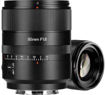 7artisans AF 85mm f1.8 pilna kadra objektīvs, saderīgs ar Sony E bajonetu, liela atvēruma pakāpe, smalka regulēšana, STM sejas/acs autofokuss priekš Sony E A7 R3 M4 Alpha zv - E10 A5000 A9 NEX - 3 (Black)