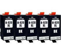 Piegāde Guy 5 Printeru kasetnes, kas saderīgas ar HP 920 XL 920XL HP920XL CD975AE (melnas) Piemērots HP OfficeJet 6000 6500 6500a 6500a 6500a Plus 7000 7500a