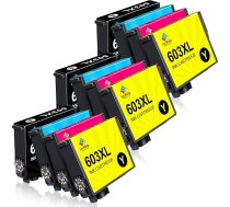 LeciRoba 603xl printeru kasetnes Epson 603 un Epson 603xl printeru kasetnes Epson XP 3100 XP 3150 XP 2100 XP 2105 XP 4100 XP 4150 Workforce WF 2810 WF2820 WF 2850 WF 2870 (12 iepakojums)