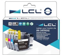 LCL LC3211 LC3213 Printera kasetnes saderīgas ar Brother LC3211 LC3213 ar Brother MFC-J497DW MFC-J895DW DCP-J572DW MFC-J491DW MFC-J890DW DCP-J772DW DCP-J774DW (2Black/2Cyan/2Magenta/2Yellow)