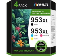 hehua 953XL printeru kasetnes saderīgas ar HP 953 XL kasetnēm 953XL tintes 953XL kasetnes HP OfficeJet Pro 7740 8715 8710 8718 8725 8728 8210 7730 7720 8740 8730 8720 (1 1 1 cycycycycyan,1yellow,1magenta)