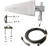 Patentēts 5G LPDA 5G LPDA High Gain 600-6000MHz platjoslas platjoslas platleņķis Ultra Low Loss LMR600 Ekvivalents kabelis 5G 4G LTE 3G WiFi 6E un LORA Helijs gatavs