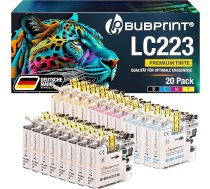 Bubprint 20 izdrukas kasetnes saderīgas ar Brother LC223 XL LC225XL LC227XL priekš Brother MFC-J4420DW MFC-J5320DW MFC-J480DW DCP-J4120DW DCP-J562DW MFC-J880DW MFC J 4625 DW komplekts