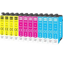 603XL 603 XL kasetnes, kas saderīgas ar Epson 603XL 603 XL Epson Expression Home XP-3100 XP-3105 XP-3150 XP-2100 XP-4155 XP-4150 XP-4100 Workforce WF-2810 WF-2830 WF-2835 (12 eksemplāru iepakojumā)