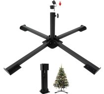 SYITCUN metāla Ziemassvētku eglītes statīvs, 3 diametri, universāls mākslīgās Ziemassvētku eglītes turētājs 60–280 cm garām eglītēm, izturīga Ziemassvētku eglītes pamatne
