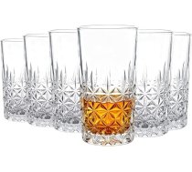 6 augsto glāžu komplekts, 8 oz Collins glāzes, ūdens glāzes, kokteiļu glāzes, soda alus glāzes, glāžu komplekts mājām, bāram, dzērienu baudīšanai