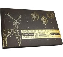 Adventes kalendārs Vegan Chocolate – vācu roku darbs, ideāls kā dāvana – no šokolādes someljēres Stefanie Bengelmann – 95 g