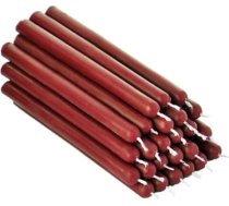 NKlaus 36329 Sarkanas bišu vaska galda sveces Ritual Candle Dropper Candles Augstums 12 cm 25 gab. iepakojums
