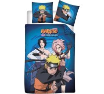 Aymax Naruto bērnu gultas veļas komplekts, sega 140 x 200 cm un spilvendrāna 63 x 63 cm