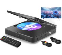 Blu Ray atskaņotājs 1080P Blu Ray disku atskaņotājs mājas kinoteātrim Atskaņo visus DVD un reģiona B 2 Blu Ray diskus Atbalsta USB zibatmiņu 128 GB ar HDMI un AV izeju Ietver PAL NTSC pārveidotāju un savienojuma kabeli