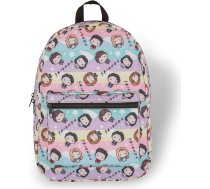 Friends Pastel Chibi mugursoma, piemērota A4 formāta dokumentiem, ar iekšējo polsterētu kabatu klēpjdatoram/planšetdatoram, daudzkrāsaina, viens izmērs, daudzkrāsaina