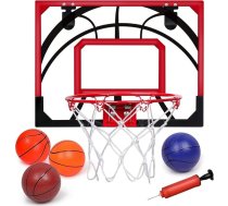 Mini basketbola grozs – bērnu iekštelpu basketbola grozs telpā ar 4 bumbu sūkni, rotaļlieta bērniem Basketbola grozs āra sienas stiprinājumam