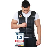 DH FitLife regulējama svara veste muskuļu veidošanai un svara treniņiem, skriešanai, fitnesam, vīriešiem un sievietēm, 10/20/30 kg