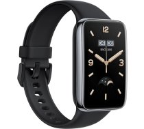 Xiaomi Mi Smart Band fitnesa un aktivitāšu uzraugs (AMOLED displejs, SpO2 uzraudzība, miega monitors, sirdsdarbības monitors, paziņojumi, pedometrs, 5ATM ūdensizturīgs, Mi Fit lietotne) melns