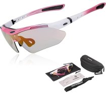 ROCKBROS velosipēdu brilles, paštonējošas brilles, saulesbrilles vīriešiem un sievietēm, UV 400 ar galvas saiti, āra sporta aktivitātes brilles valkātājiem, braukšana, skriešana, MTB