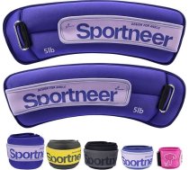 Sportneer Svara aproces, kāju svari, 2 x 0,23 kg/2 x 0,45 kg, 2 x 0,9 kg, 2 x 1,36 kg, 2 x 2,27 kg, roku svari, plaukstas svari, skriešanas svari plaukstām un potītēm