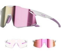 KAPVOE velosipēda brilles ar paštonējošiem stikliem vīriešiem un sievietēm Fotochromatiskas sporta saulesbrilles Caurspīdīgas sacīkšu velosipēda brilles TR90 rāmis Ātrās brilles MTB riteņbraukšana Riteņbraukšanas brilles ar UV400 aizsar