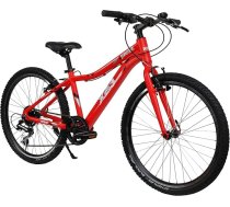 XB3 24 collu bērnu velosipēds 10,5 kg meitenēm un zēniem, Shimano Acera 8 pārnesumu ķēdes pārnesums, Shimano V-Brakes, SelleRoyal sēdeklis, Schwalbe riepas, pieejams zilā, dzeltenā, zaļā, oranžā un sarkanā krāsā.