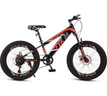 Zonix Kids kalnu velosipēds 20 collas - Shimano 7 ātrumu pārnesumi - priekšējie un aizmugurējie disku bremzes - piekare - magnija riteņi - izturīgs tērauda rāmis - MTB - sarkans