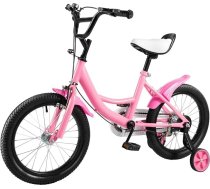 16 collu / 20 collu bērnu velosipēds meitenēm un zēniem Regulējams frīstaila bērnu velosipēds 7 ātrumu kalnu velosipēds ar dubļusargu, ūdens pudeli, kompasu zvaniņu, kravnesību (rozā)