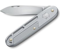 Victorinox Onefold Alox kabatas nazis, 2 funkcijas, daudzfunkcionāls instruments, liels asmens, pārnēsāšanas klips, ražots Šveicē, nerūsējošais tērauds, sudraba krāsā