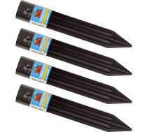 Tiki 1317144 Torch Stake piederums (4 gab.), melns