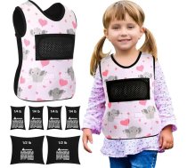 Janmercy Kids zēnu regulējama elpojoša kompresijas veste meitenēm ar veselības problēmām