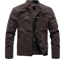 Ādas jaka Vīriešu ādas jaka Vīriešu īsta āda Vintage pildīta veste Vīriešu vieglā 5XL Hardshell jaka Lielie izmēri Vīriešu slēpošanas jaka Rozā kapuciņš