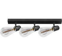 RIO SP 3, sienas un griestu gaismeklis, E27 maks. 3x60 W, IP20, melns