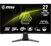 MSI MAG 27C6F 27 collu FHD izliekts spēļu monitors - 1500R 1920 x 1080 Rapid VA panelis, 180 Hz / 1 ms (GtG), adaptīvā sinhronizācija - DP 1.2a, HDMI™ CEC