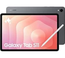 Samsung Galaxy Tab S11 (CAD versija un garantija) - Graphite 128GB Android planšetdators 11" Galaxy AI uzlabojumi 120 Hz AMOLED displejs Dex režīms Pārstrādāts S Pen iekļauts
