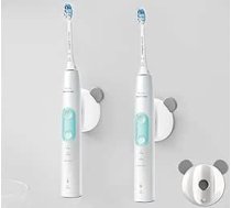 Elektriskās zobu birstes turētājs 2 Pack White Magnetic Stand for All Electric Toothbrush Sienas turētājs