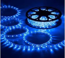 LED gaismas caurule āra gaismām, 10 m 240 LED gaismas caurule, ūdensizturīga LED šļūtene, zila, ar taimeri un 8 režīmiem, āra iekštelpu svinībām, kāzu, kāzu un Ziemassvētku dekorēšanas gaismai