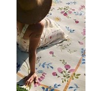 RugVista Flora paklājs iekštelpām un ārpus telpām, 300 x 200 cm, taisnstūrveida, vidēja štāpeļšķiedras, terase, mazgājams tikai ar rokām, izturīgs pret UV stariem, daudzkrāsains