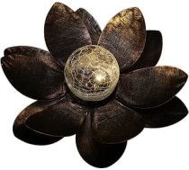 Yardwe Solar Lotus lampa dārza gaisma āra dekoratīvā lampa ainavu gaisma automātiskā ieslēgšanās un izslēgšanās saules enerģijas taupīšana