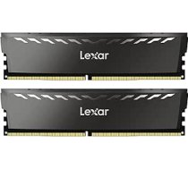 Lexar Thor DDR4 RAM 16GB komplekts (2x8GB) 3200 MHz, DRAM 288-Pin UDIMM, XMP 2.0 augstas veiktspējas galvenā atmiņa, CL16-18-18-38, 1.35V (LD4BU008G-R3200GDXG)