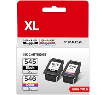 PG-545XL CL-546XL 545 XL Black 546 XL saderīgs ar Canon printeru kasetnēm 545 546 545XL 546XL Multipack PG 545 CL 546 PG545 priekš Canon MX495 kasetnēm TR4550 TR4650 TS3450 TS31 50 (2 Pack)