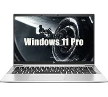 HP EliteBook 845 G8 biznesa klēpjdators 14" FHD displejs, AMD Ryzen 5 Pro 5650U, 16 GB RAM, 512 GB SSD, QWERTY tastatūra, Windows 11 Pro (atjaunots)