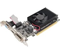 Grafiskā karte GT210, 1 GB GDRR3 64 bitu video grafiskā karte, atbalsta VGA DVI HDMI, viena ventilatora zema profila grafiskā karte, PCI Express X16