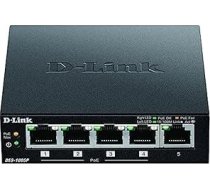 D-Link 5-Port Fast Ethernet PoE Deskt witch w/ 1 PoE ports, DES-1005P_E (witch w/ 1 PoE port) - Eiropas kontaktdakša
