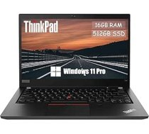 Lenovo Thinkpad T14 (1. paaudzes) klēpjdators, 14" FHD (1920 x 1080), Intel Core i7-10610U 1.7GHz, 16GB, 512GB NVMe SSD, Web kamera, Windows 11 Pro, amerikāņu tastatūra (atjaunots)