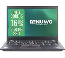 Lenovo Thinkpad klēpjdators Intel i5 8th RAM 16GB SSD 256GB displejs 13,3 collu WiFi Windows 11 Pro + Libre Office (atjaunots)
