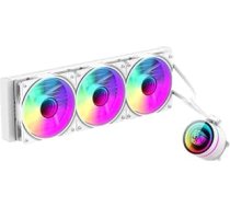 GAMEMAX ICEBURG 360 Infinity WH Liquid CPU Cooler 360 mm adresējams RGB PWM sūkņa ventilators 300 W TDP AIO ūdens dzesētājs Intel ierīcēm